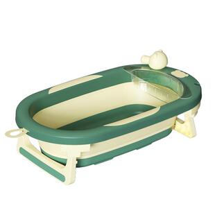 婴儿洗澡盆大号可折叠宝宝浴盆家用小孩坐躺幼儿新生儿童用品浴池