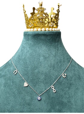 土耳其S925纯银多吊坠轻奢项链女