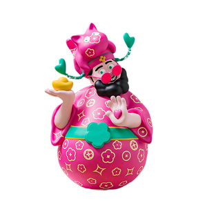 ideaco四喜落地财神摆件IP联名款展厅门口商店会展手办礼品定制款