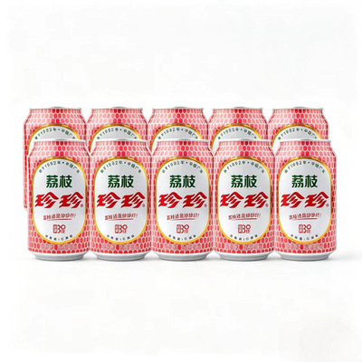 珍珍汽水经典荔枝味碳酸饮料330