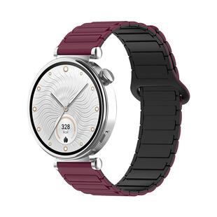 适用于OPPOWatchX2Mini表带张婧仪同款腕带女款运动时尚表链硅胶磁吸高级撞色替换带oppo手表x2mini透气配件