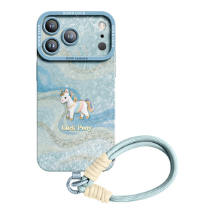 GGUU适用苹果17promax手机壳iPhone17新款17pro马年air套pro全包16腕带15硅胶13女14挂绳13防摔12系列11独特