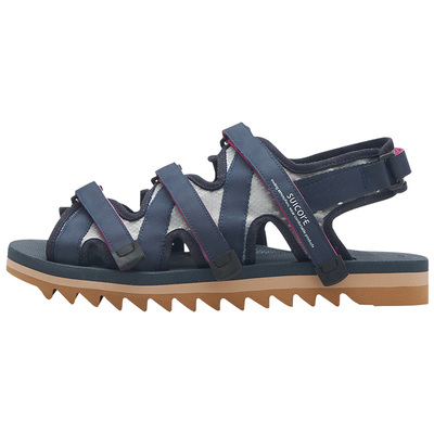 SUICOKE Zip 日系机能撞色可调节魔术贴速干溯溪凉鞋OG-229-NAVY