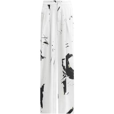 COCOBELLA水墨晕染阔腿裤