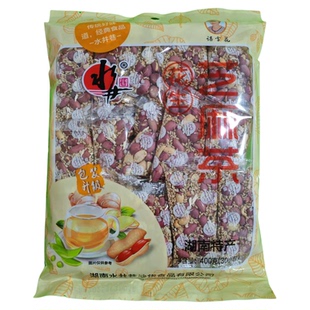 湖南特产 益阳安化水井巷擂茶芝麻豆子茶姜盐 花生芝麻茶 4包包邮