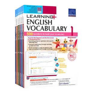 SAP 新加坡英语词汇专项练习册 Learning English Vocabulary 小学1-6年级 4800个英语单词 学习系列教辅 图片情境记忆 英文原版