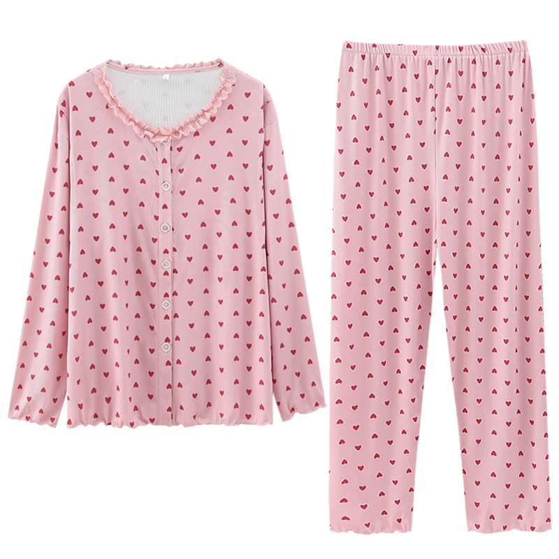 月子服春秋产后孕妇哺乳睡衣春夏款怀孕期产后喂奶家居服夏季套装