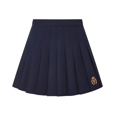 秋季那是百褶半身裙学院风通勤