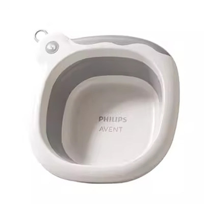 飞利浦新安怡新生婴儿洗脸盆可折叠悬挂加厚洗屁屁洗脚盆宝宝专用