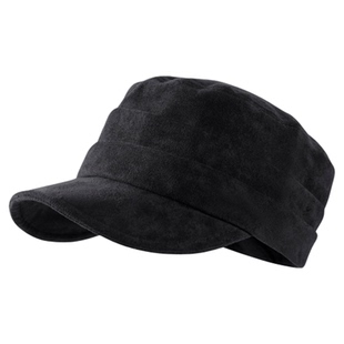 章若楠同款马术帽子女款2025新款冬日系复古褶皱麂皮绒鸭舌贝雷帽