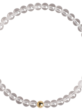 普陀山静心天然白水晶转运珠手串