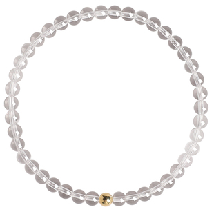 普陀山静心白水晶手串女正品天然水晶转运珠小众精致好运手链情侣