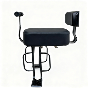 山地车后座垫自行车货架坐垫骑行装备载人座椅儿童后置坐垫带靠背