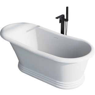 范尔德PMMA饱和树脂人造石浴缸家用 独立式浴池民宿酒店成人浴盆