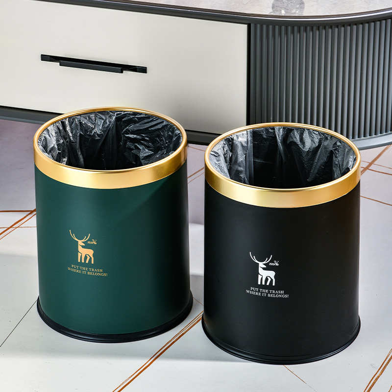 垃圾桶家用客厅轻奢高档厨房卧室高颜值大号大容量卫生间2024新款