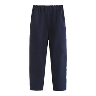 小学校服裤西裤松紧腰藏青黑色儿童演出合唱朗诵秋冬加绒西装裤子