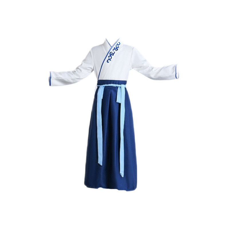 儿童汉服小学生国学服男童中国风古装演出服幼儿园书童古诗朗诵服