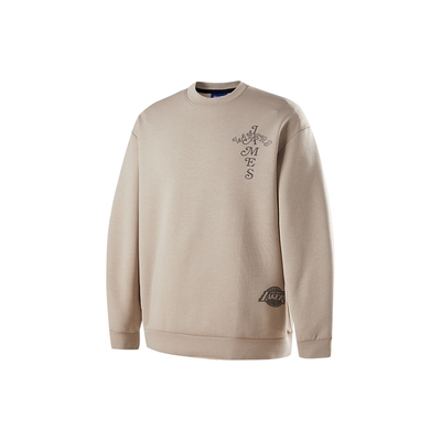 NBA官方湖人詹姆斯/勇士库里得分狂潮系列秋季新品运动圆领卫衣