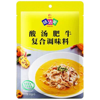 欣和味达美酸汤肥牛调味料50g/袋