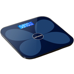 联想体重秤家用智能高精准电子秤减肥专用人体秤小型称重器充电款