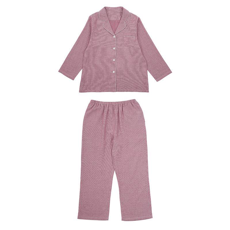 昊达双层纱睡衣春夏季家居服套装