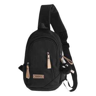 胸包斜挎包女潮牌轻便运动骑行小挎包单肩包小包大容量学生背包男