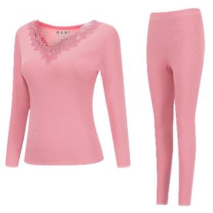 保暖内衣女士加厚加绒秋衣秋裤套装中老年紧身妈妈打底棉毛衫冬季