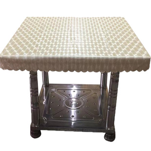 正方形防水防油桌布pvc家用桌垫电炉套桌罩防烫免洗四方餐桌台垫