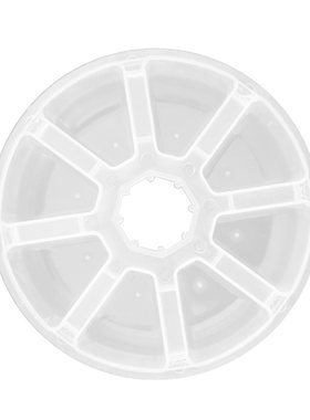 小玩具收纳盒分类格子透明塑料配