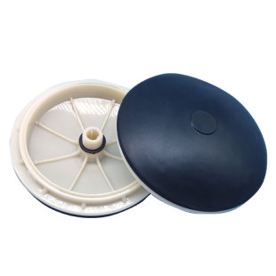 硅胶橡胶微孔膜片盘式曝气器好氧池污水增氧215EPDM曝气头曝气盘