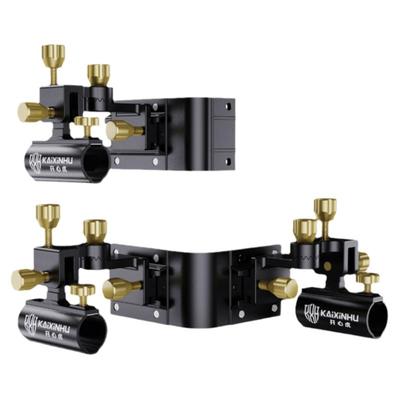 包角钓箱配件大全通用三件套万向炮台架座鱼护架双炮台支架一拖二