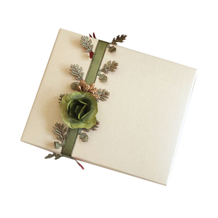 则礼 森系婚礼喜糖盒免折叠 小清新创意结婚糖果盒子礼盒空盒绿色