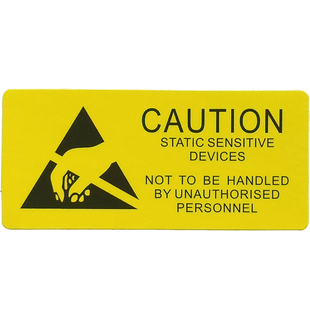 ATTENTION防静电ESD无尘室CAUTION注意静电检测禁止触摸标贴