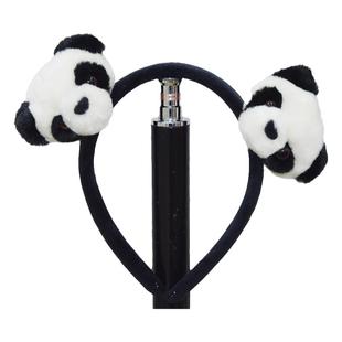 正版pandaway熊猫发卡毛绒发箍玩具娃娃公仔儿童女生出国生日礼物