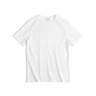白彧 原创 高品质 简约白色t恤 tee 白T 新款 基本款纯色潮流 男