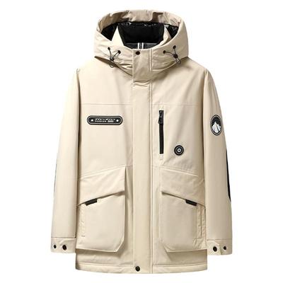 王一博同款鸭鸭工装短款羽绒服