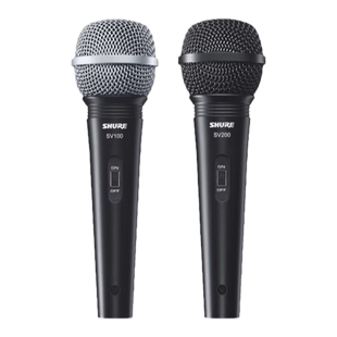 Shure/舒尔SV100 SV200动圈话筒户外唱歌家用演出手持有线麦克风