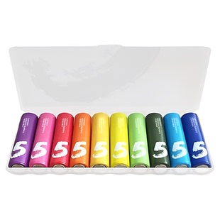 CUKTECH酷态科AA碱性电池5号彩虹电池适用于鼠标遥控器