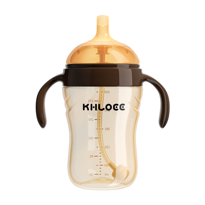 ppsu奶瓶一岁以上大宝宝防摔防漏2岁重力球6个月婴儿吸管躺着喝奶