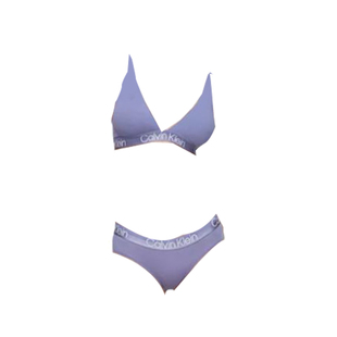 CK内衣女士三角杯性感深V运动无钢圈胸垫吊带文胸12668192-JX