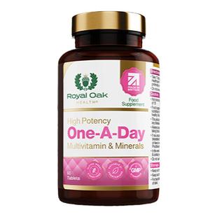 英国进口皇家橡树多种复合维生素b族综合矿物质片男女性维生素C