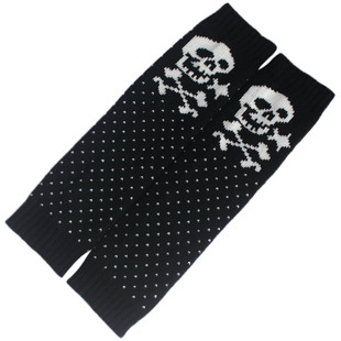 秋冬加厚保暖针织毛线袜套女腿套靴套冬季护小腿堆堆袜子个性袜筒