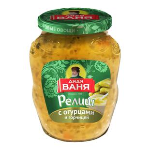 俄罗斯原装进口瓦尼亚老爹芥末黄瓜酱青瓜蓉汉堡酱350g三明治酱