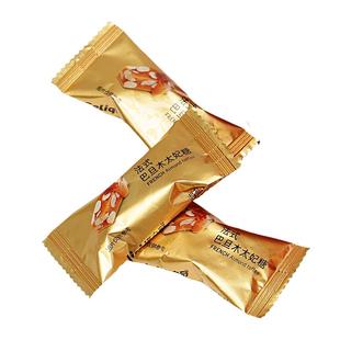 格力奇海盐味法式巴旦木太妃糖散装500g喜糖果休闲零食太妃酥批发