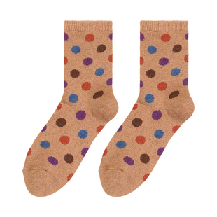 【39元3双/49元4双】tutuanna羊毛袜女秋冬加厚保暖羊毛短袜女袜