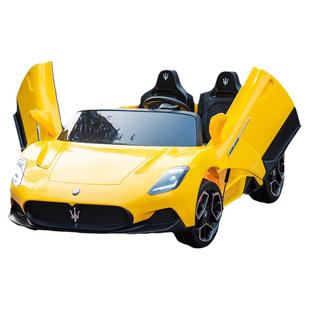 正版玛莎拉蒂Maserati Corse20双人座儿童电动车宝宝可坐遥控童车