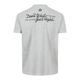 Light Weight美式印花收袖口短袖夏季健身运动速干弹力圆领T恤男