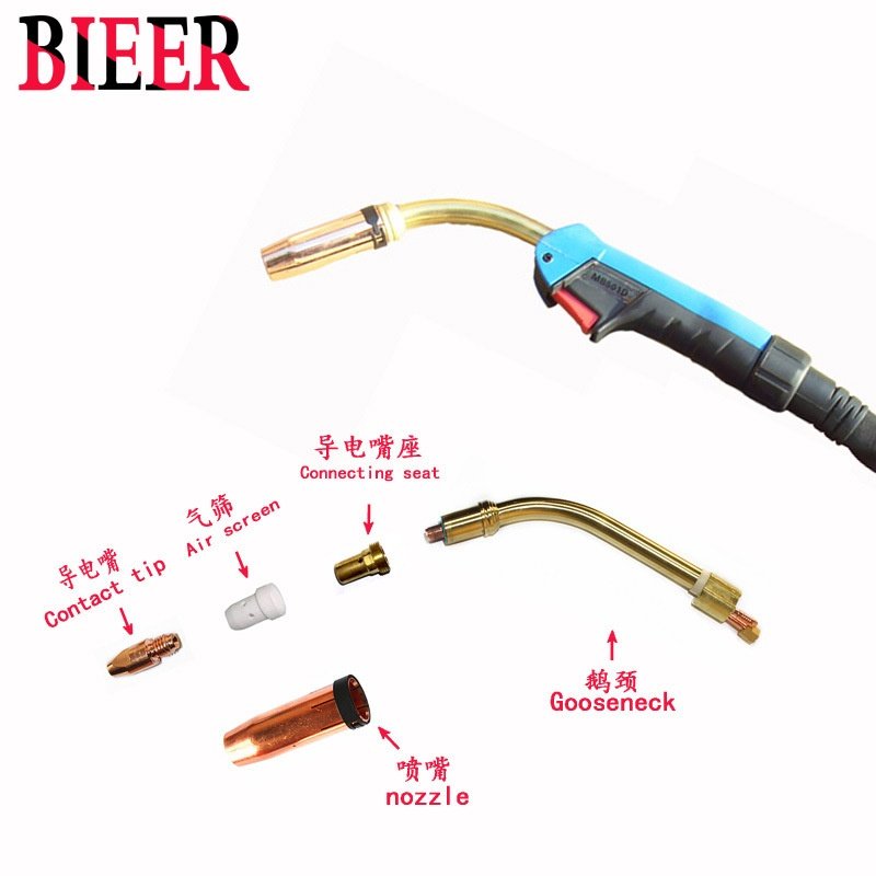 直供水冷焊枪 MB501D半自动水冷MIG焊接 全铜线枪头冷却