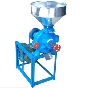 高翔200型干湿两用磨粉机 饲料粉碎机 家用大米磨浆 五谷杂粮打粉