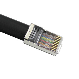 RJ50纯铜10P10C数据传输线RJ48扫码枪用网线10芯工控设备激光机器